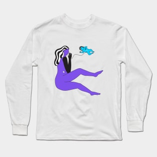 E of Mom and Daughter Long Sleeve T-Shirt